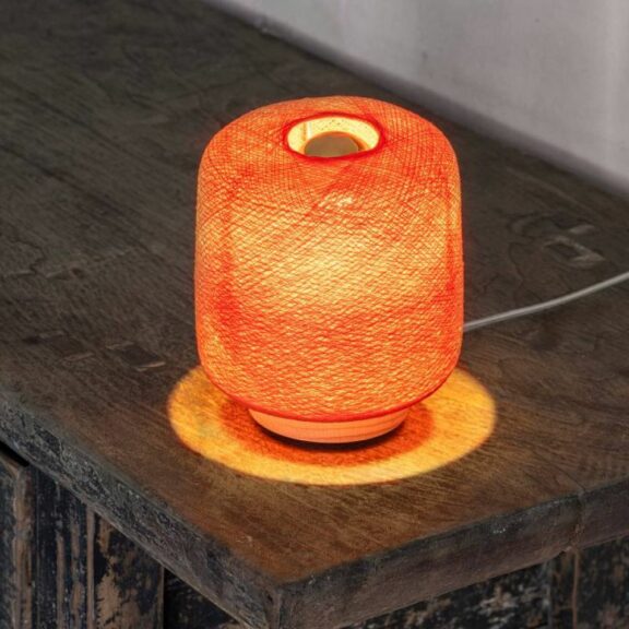 Madison, lampe à poser Orange - La Case de Cousin Paul