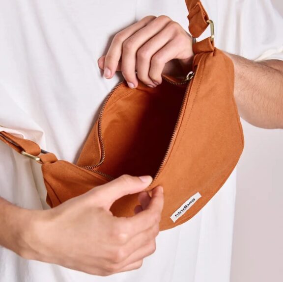 Sac Demi-lune Andréa / Sienne - Hindbag – Image 2