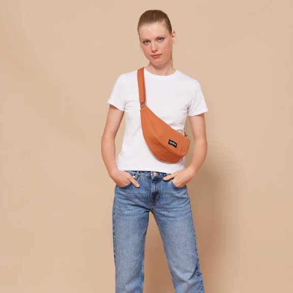 Sac Demi-lune Andréa / Sienne - Hindbag – Image 3