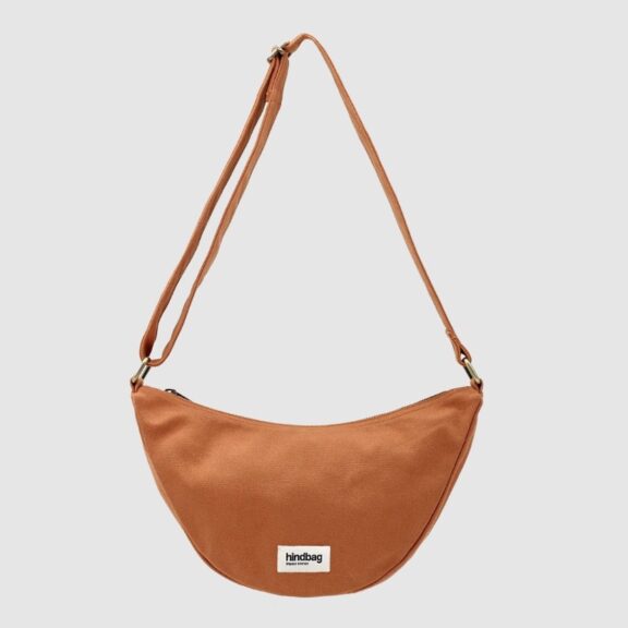 Sac Demi-lune Andréa / Sienne - Hindbag – Image 4