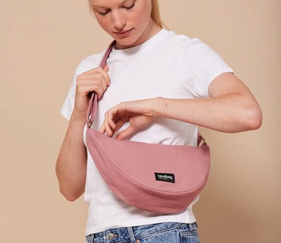 Sac Demi-lune Andréa / Blush - Hindbag