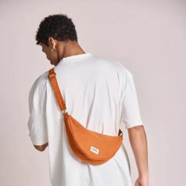 Sac Demi-lune Andréa / Sienne - Hindbag