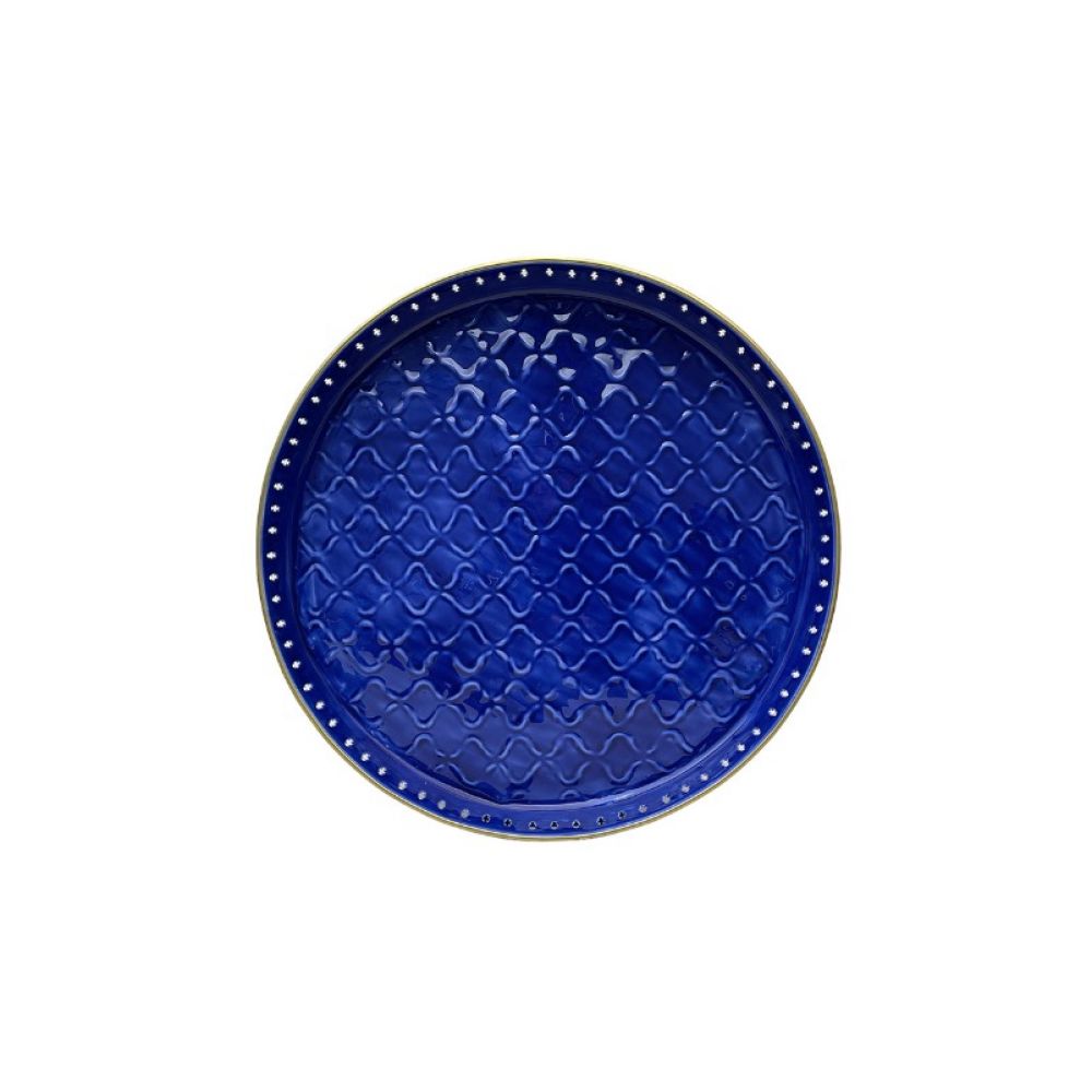 Plateau Riviera Majorelle Ø45cm – Bazardeluxe