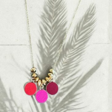 Collier Pastilles / Exotica Pink - Atelier Gustave