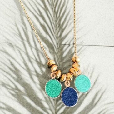 Collier Pastilles / Exotica Blue - Atelier Gustave