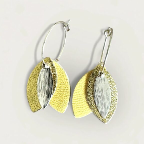 Boucles d'oreilles Mini Tilda / Jaune & Or - Atelier Gustave
