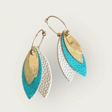 Boucles d'oreilles Tilda / Turquoise - Atelier Gustave
