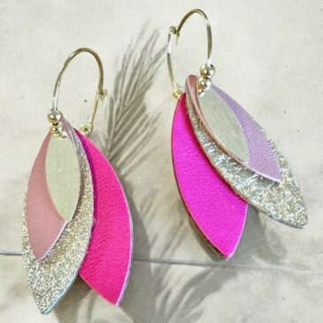 Boucles d'oreilles Tilda / Sunset Pink - Atelier Gustave