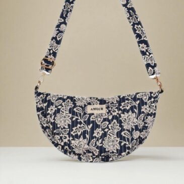 Sac coton matelassé / Bleu Marine