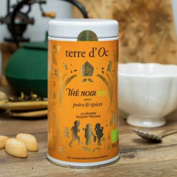 Thé de Noël 2025 - Thé noir Poire & Epices / Légende de St Nicolas - Terre d'Oc