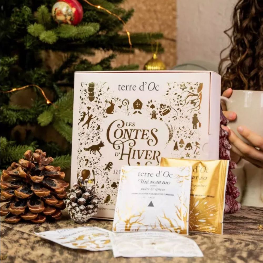 Thé de Noël 2025 - Coffret de 32 infusettes  - Terre d'Oc
