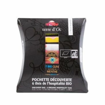 Pochette découverte des Thés de l'Hospitalité / 6 sachets bio - Terre d'Oc