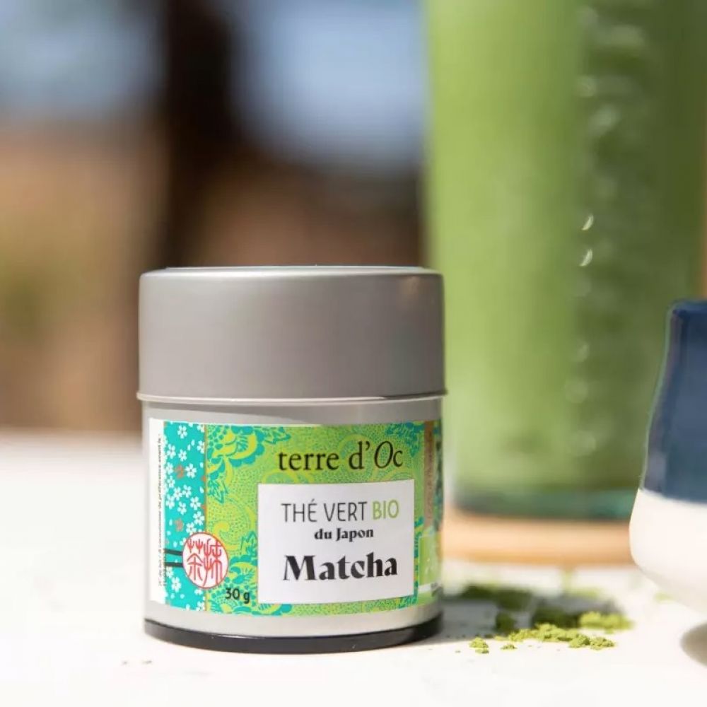 Matcha bio / 100% poudre de matcha (30g)  - Terre d'Oc