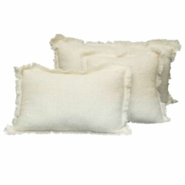 Coussin Aspen Ivoire / 45x45cm - Haomy
