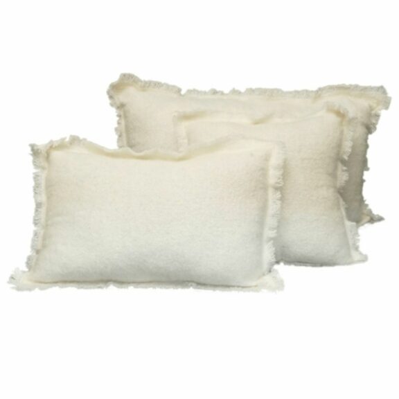 Coussin Aspen Ivoire / 45x45cm - Haomy