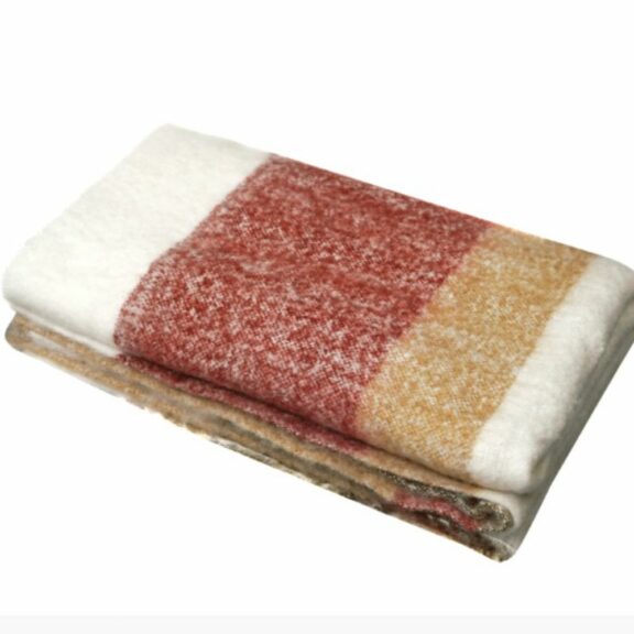 Plaid Calypso Kaki / 130x200cm - Haomy
