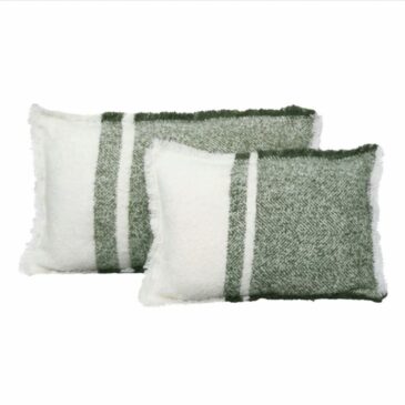 Coussin Megève Kaki / 40x60cm - Haomy