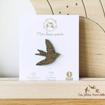Pin's Hirondelle dorée - Les Petites Hirondelles