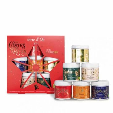 Thé de Noël 2025 - Coffret de 6 thés et tisanes de Noël - Terre d'Oc