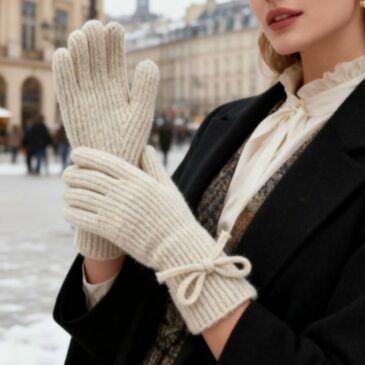 Gants Noeud / Crème