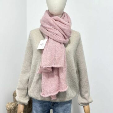 Echarpe en mohair / Rose - Maëlys Paris