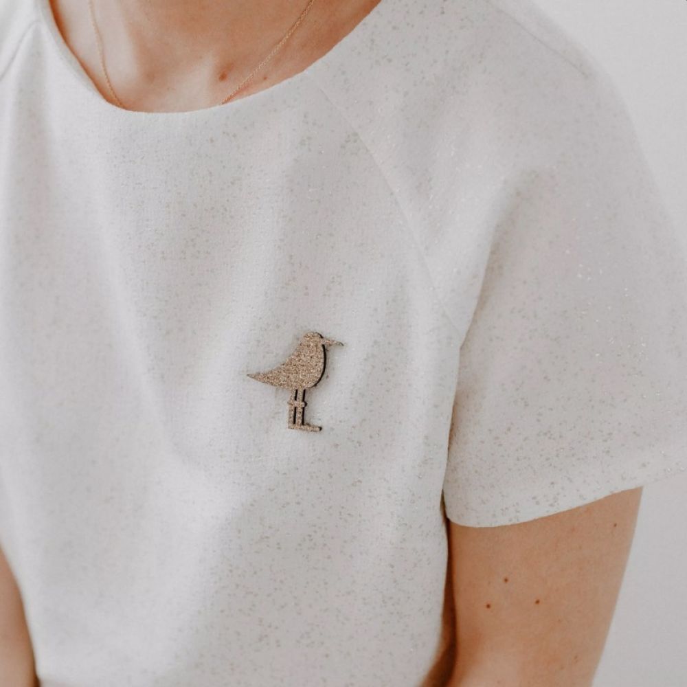 Pin’s Mouette dorée – Les Petites Hirondelles