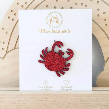 Pin's Crabe rouge - Les Petites Hirondelles
