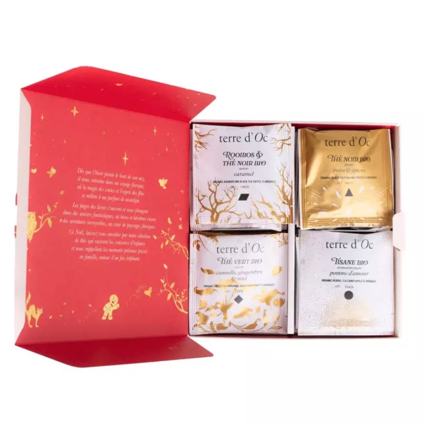 Thé de Noël 2025 - Coffret de 32 infusettes  - Terre d'Oc – Image 5