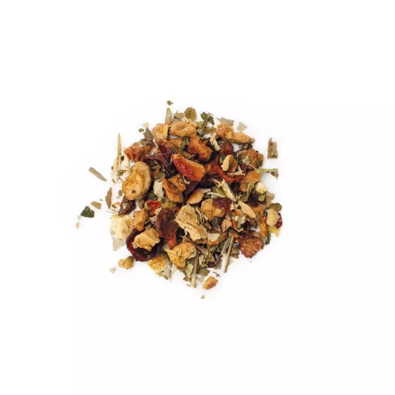 Tisane bio Fraise / Litchi & Basilic (80g) - Terre d'Oc – Image 3