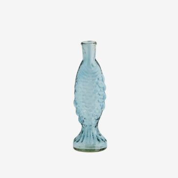 Vase Poisson bleu H20cm - Madam Stoltz