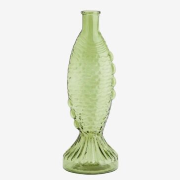 Vase Poisson vert H30cm - Madam Stoltz
