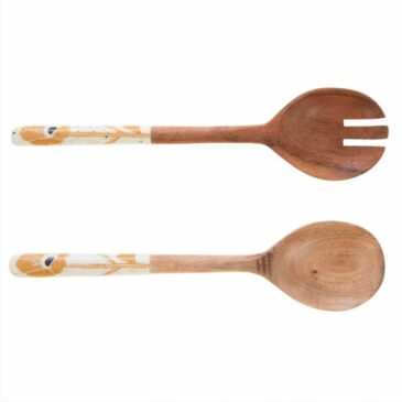 Couverts à salade en manguier Melissa - Amadeus