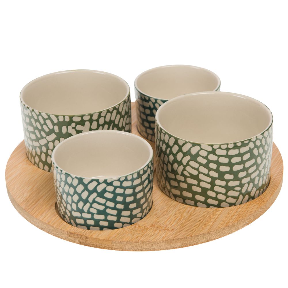 Plateau apéro Isis 4 bols - Amadeus