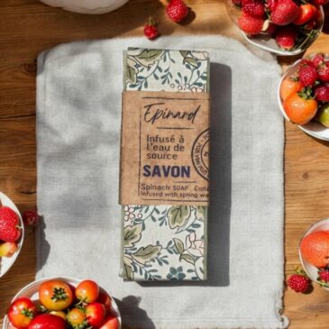 Savonnette collection "Infusion" / Epinard - Le Mas du Roseau