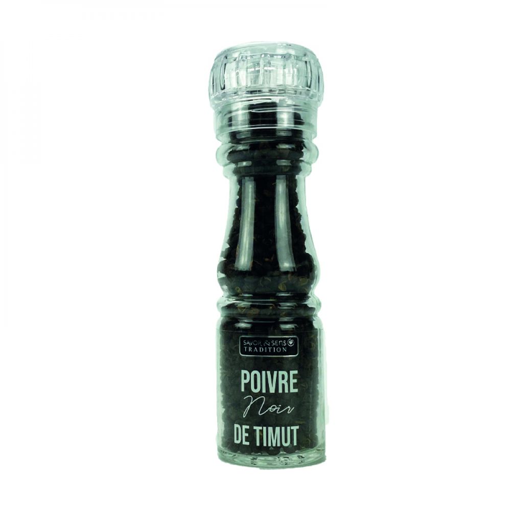 Moulin Poivre noir de Timut du Népal 45g - Savor & Sens