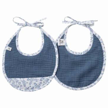 Lot de 2 bavoirs naissance / Collection Forêt enchantée - BB&Co