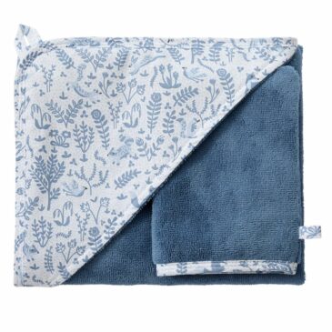 Cape de bain & gant de toilette / Collection Forêt Enchantée - BB&Co