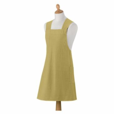 Tablier de cuisine japonais Haru / Anis Kaki - Maison Vivaraise