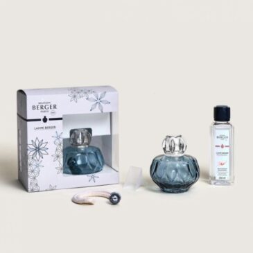 Coffret lampe Berger Rosalie Bleue + 250ml Pétillance Exquise - Maison Berger
