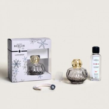 Coffret lampe Berger Rosalie Grise + 250ml Pétillance Exquise - Maison Berger