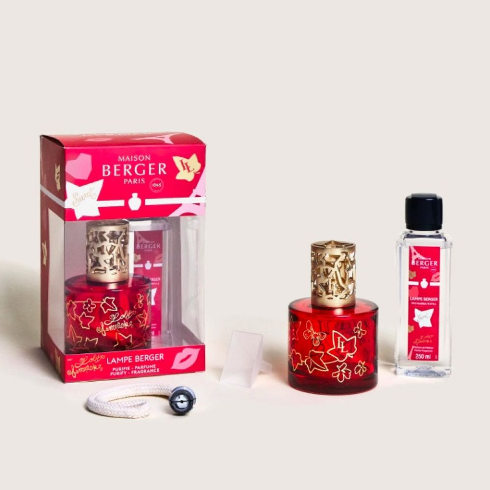 Coffret lampe Berger Pure Lolita Lempicka Sweet + recharge 250ml - Maison Berger