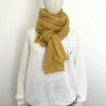 Echarpe en mohair / Moutarde - Maëlys Paris