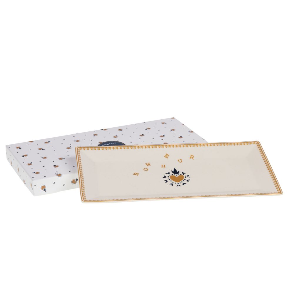 Plat à service rectangulaire poésie - Amadeus