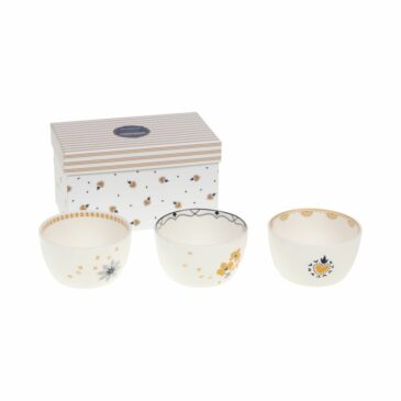 Coffret de 3 mini bols Poésie - Amadeus