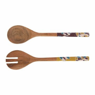 Couverts à salade en manguier Paula - Amadeus