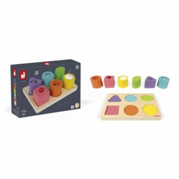 Puzzle de 6 cubes sensoriels - Janod