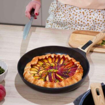 Poêle 28 cm à poignée amovible (non incluse) / Noir Graphite - CookUt