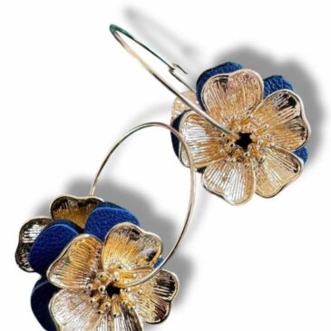 Boucles d'oreilles Florence / Cuivre Etincelle - Atelier Gustave