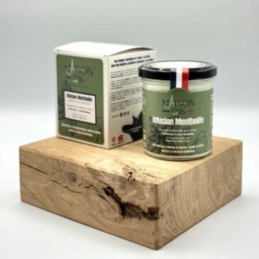 Bougie parfumée 180g / Infusion mentholée - Maison 1916