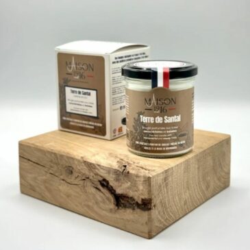Bougie parfumée 180g / Terre de Santal - Maison 1916